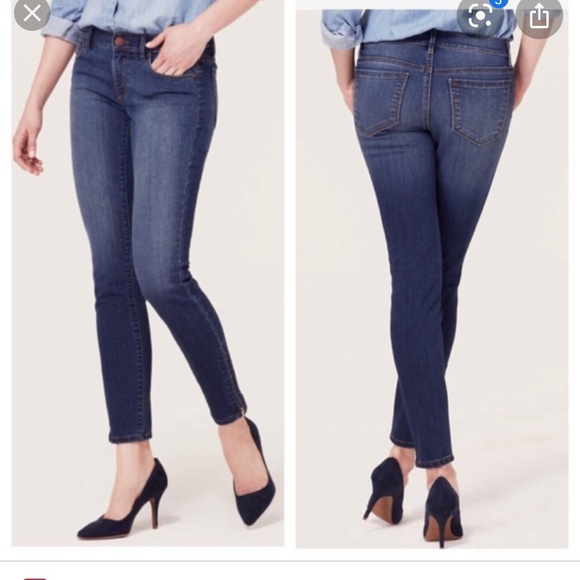 modern skinny loft jeans